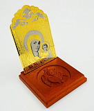 Икона Богородицы настольная. Златоуст