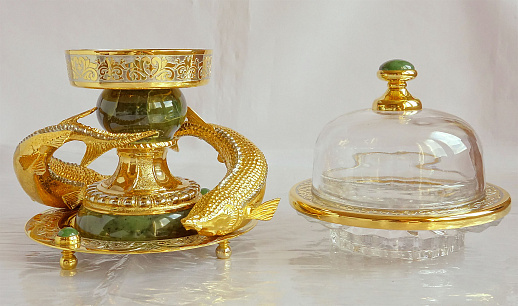 Икорница "Морская". Златоуст купить с доставкой Икорница "Морская". Златоуст