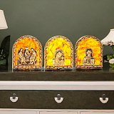 Набор из трёх иконок из янтаря