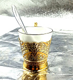 Кофейная чашка "Узор".№2  Златоуст