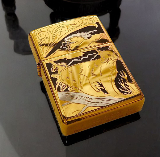 Бензиновая зажигалка Zippo "Рысь"