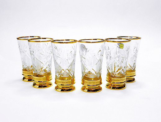 Водочный набор с икорницей. Златоуст