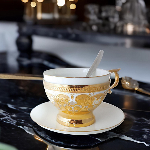 Подарочная чайная пара "Орнамент". Златоуст