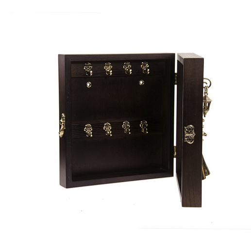 Бронзовая ключница настенная "Пара. Набережная. Мост"