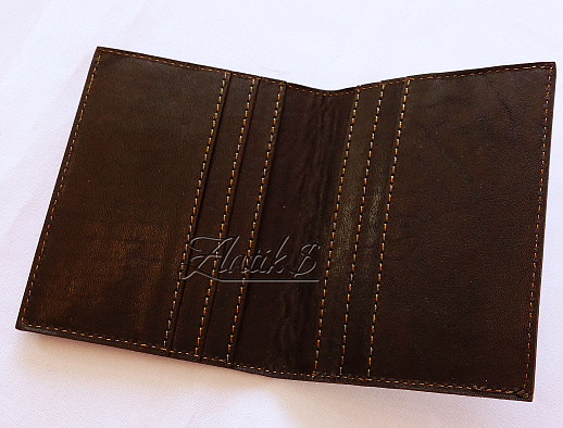 Кожаная кредитница "Герб". Златоуст