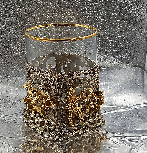 Подарочный бокал для виски  "Охота"