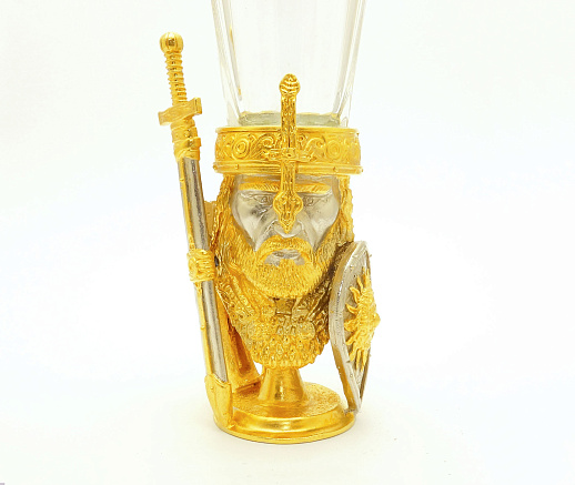 Лафитник "Богатырь". Позолоченный