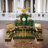 Настольный набор малахитовый. Златоуст