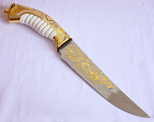 Нож "Султан Белый". Златоуст