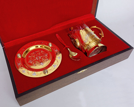 Подарочный чайный набор "Агат". Златоуст