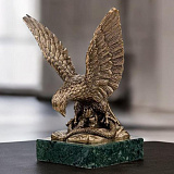 Бронзовая статуэтка "Орел пятигорский. Большой" на камне