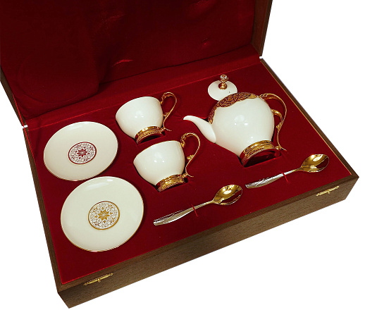 Подарочная чайная пара "Фарфор". Златоуст