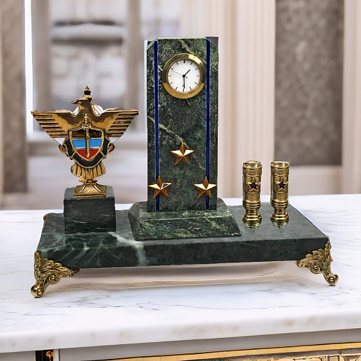 Подарочные часы «Погон с п/п и гербом Спецсвязи» купить с доставкой Подарочные часы «Погон с п/п и гербом Спецсвязи»