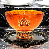 Пиала для варенья из янтаря