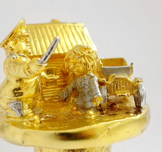 Колокольчик в золоте "Пост ГИБДД"