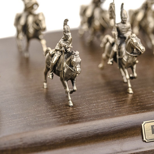 Диорама "Русские драгуны 1812 г." 1/72