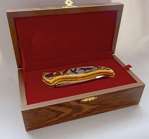 Нож складной "Охота на уток" № 3. Златоуст купить с доставкой Нож складной "Охота на уток" № 3. Златоуст