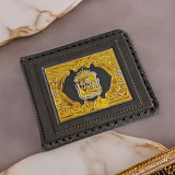 Зажим для денег из натуральной кожи "Герб Челябинска" №2. Златоуст