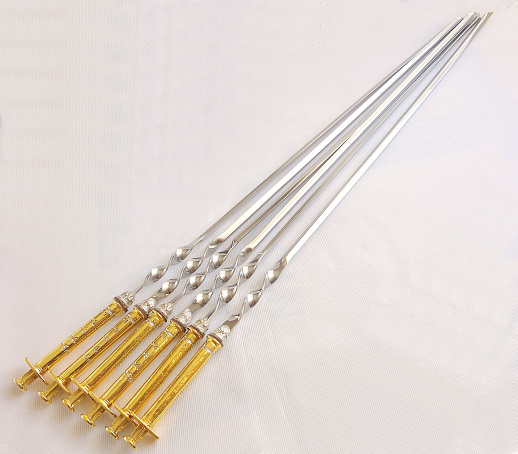 Набор шампуров "Медицинский". Позолота