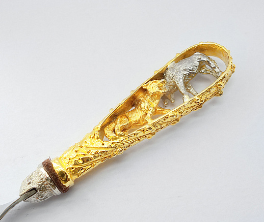 Набор шампуров "Охота". Позолота