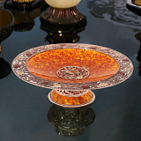 Сувенирное блюдо из янтаря