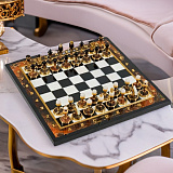 Шахматы малые из яшмы