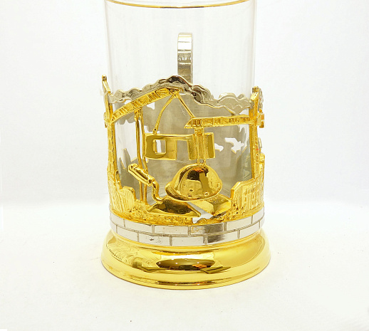 Подарочный подстаканник "Подарок строителю"