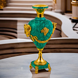 Ваза из малахита "Сатиры"