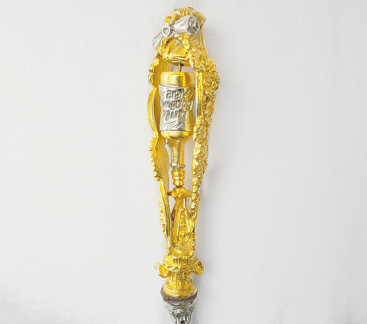 Набор шампуров "Лоза винограда". Позолота