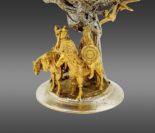 Бокал для коньяка "Три богатыря"