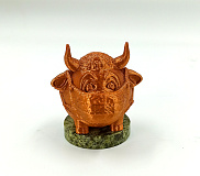 Статуэтка "Бык в маске"