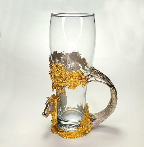 Пивной бокал "Счастливая подкова"