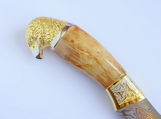 Нож "Орел" /дамаск/ №6. Златоуст