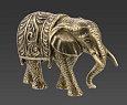 Бронзовая статуэтка "Слон"