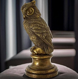 Бронзовая скульптура «Мудрая сова»