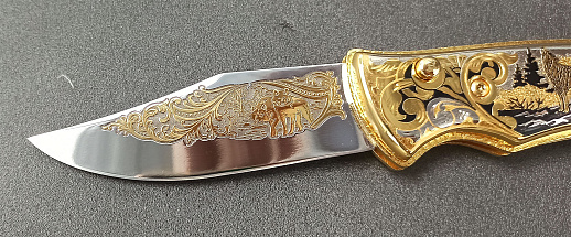 Нож складной "Волки №2"