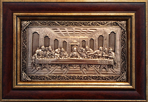 Картина из металла "Тайная вечеря" малая