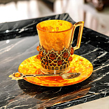 Кофейная чашка из янтаря