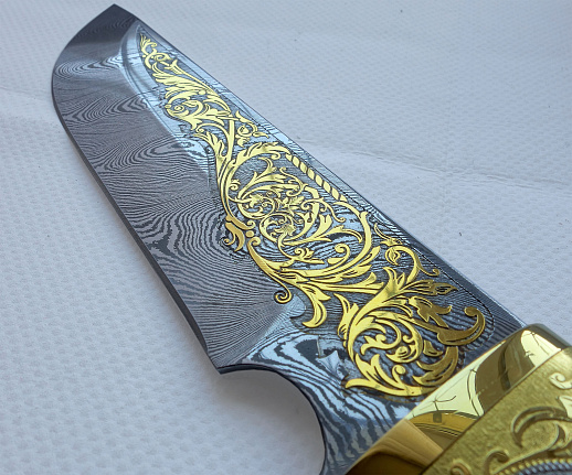 Нож "Сокол" №5 /дамаск/. Златоуст