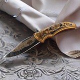 Нож складной "Волки №2"