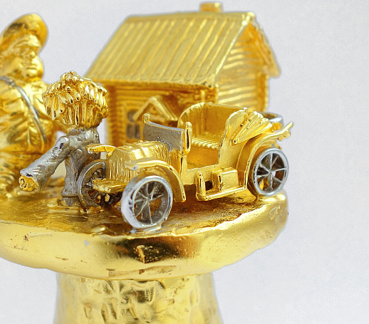 Колокольчик в золоте "Пост ГИБДД"