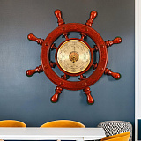 Штурвал сувенирный, барометр (8 ручек)