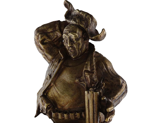 Бронзовая композиция "Охотник на уток"