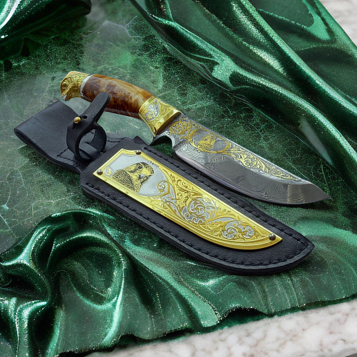 Нож "Сокол" №5 /дамаск/. Златоуст