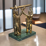 Бронзовая статуэтка «Мемориал Тыл фронту»