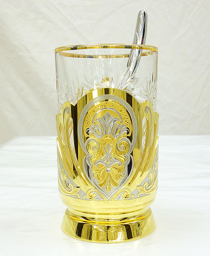 Подстаканник ручной работы "Подарочный". Златоуст купить с доставкой Подстаканник ручной работы "Подарочный". Златоуст