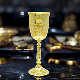 Сувенирный кубок для вина "Сова". Златоуст