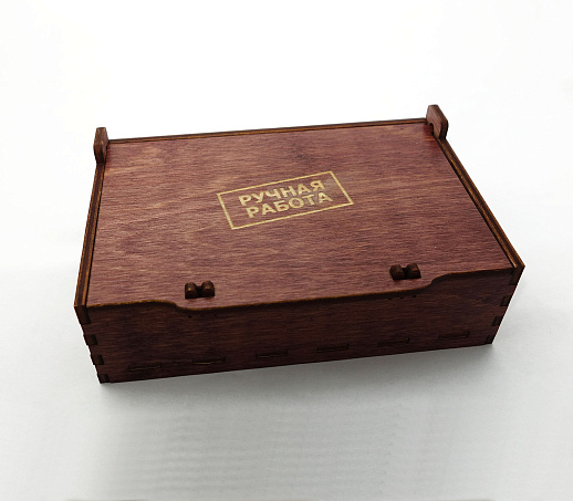 Кожаная визитница "Подарок руководителю". Златоуст