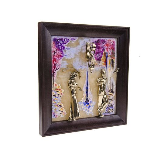 Бронзовая картина "Пара. Весна"
