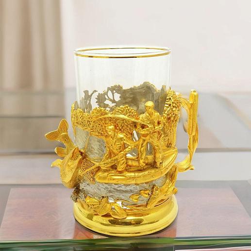 Оригинальный подстаканник "На щуку" купить с доставкой Оригинальный подстаканник "На щуку"